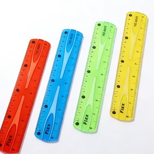 Regla Flexible de Plástico de 20 cm, Resistente a Impactos, Transparente y Flexible para la Escuela - Product Image 2