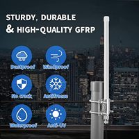 Antenne longue portée Lora 915 MHz 5,8 dBi avec câble de 10 pieds pour point d'accès Helium