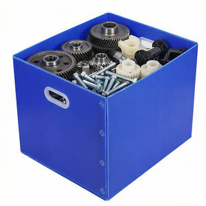 Caja de Plástico Corrugado de Polipropileno PP Resistente y Portátil, Reciclable, Impermeable, para Mudanzas - Product Image 1
