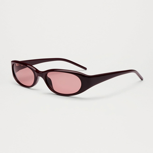 Gafas de Sol Finewell Fashion Ovaladas con Diseños Y2K, Protección UV400, Monturas Pequeñas de Ojo de Gato, Patillas de CP, Logotipo Personalizado para Mujeres y Hombres - Product Image 1