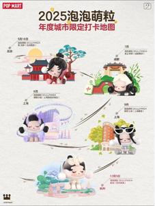 100% Labubu POPMART Original Alle Arten POP BEANS NEUJAHRS-SERIE Heimdekoration Mini-Figur Anime-Figur Überraschungsbox - Product Image 3