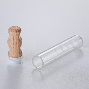 Infusor de filtro de té de tubo de ensayo de vidrio transparente al por mayor para té de hojas sueltas - Product Image 3