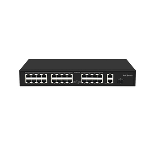 Chất Lượng Cao OEM 250M 16 / 24 Cổng Chuyển Mạch PoE Thông Minh 2 Cổng Gigabit Ethernet Uplink 1 1000 Tổng Công Suất 300W Camera IP - Product Image 1
