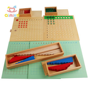 Juguete <span class=keywords><strong>de</strong></span> aprendizaje <span class=keywords><strong>de</strong></span> matemáticas <span class=keywords><strong>de</strong></span> madera Montessori para niños en edad preescolar, material didáctico para sumar resta, juego <span class=keywords><strong>de</strong></span> mesa <span class=keywords><strong>de</strong></span> división <span class=keywords><strong>de</strong></span> multiplicación - Product Image 1
