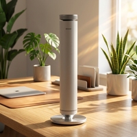 Diffuseur d'huiles essentielles à piles, contrôlé par application, sans eau, électrique, en acier inoxydable, 100 ml, pour hôtel et maison
