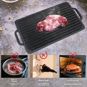 Planche de décongélation rapide pour <span class=keywords><strong>steak</strong></span>, cuisine à domicile, transfrontalière, en alliage de silicone, planche à découper pour la viande, la volaille, outils - Product Image 4