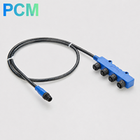 Câble M12 Micro-Change 5 broches 4 ports MPIS Box 1 mâle vers 4 femelles pour NMEA2000 N2K CAN Bus CANopen DeviceNet Capteur Actionneur