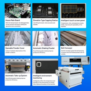 Impresora DTF de Alta Velocidad de 60 cm con Doble Cabezal, 1200 DPI, 22 m²/h, Máquina de Impresión de Película de Transferencia DTF para Camisetas - Product Image 4