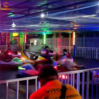 Attraction Luna Park Parc d'Attractions Voiture Auto-Tamponneuse Dodgem Enfant Adulte avec Plafond Skynet à Vendre