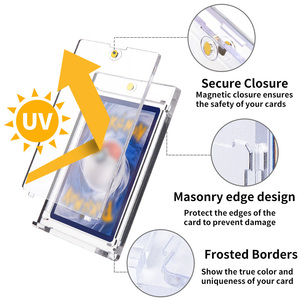 Custodia con magnete per carte sportive con supporto magnetico per Trading Card espositore custodia per carte da gioco - Product Image 4