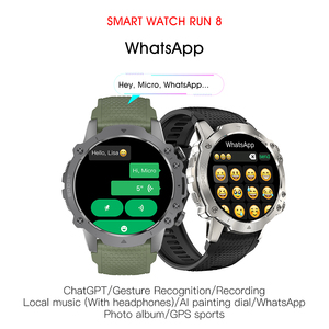 นาฬิกาอัจฉริยะ DF M11 MA RUN8 ChatGPS AI New Era หน้าปัดกลม AMOLED นาฬิกา AI รุ่นใหม่ MA15MAX - Product Image 2