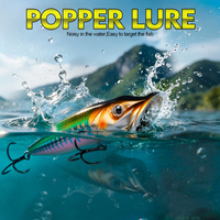 Leurre de pêche en mer Yibo imprimé, 12 cm, 29 g, poids lourd, en plastique ABS, appât artificiel dur avec hameçons pour poissons d'eau salée