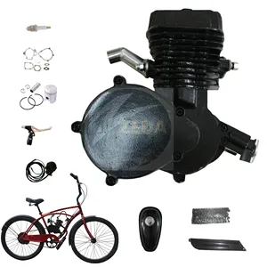 DIY мопед газовый скутер 100cc черный двигатель 80cc комплект велосипедных двигателей бицимоторы