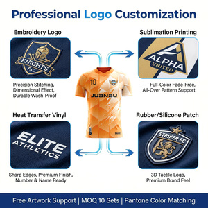 Ensemble de maillots de football personnalisés, tissu respirant à séchage rapide, kit de football OEM en gros - Product Image 4