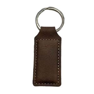 Factory Custom <b>Blank</b> Branded Leather <b>Key</b> Chain Luxury Genuine Leather Keychain - Product Image 1