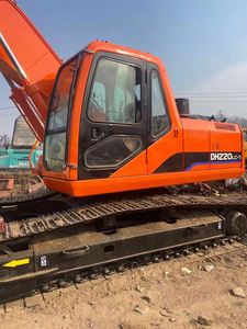Doosan-excavadora usada original de Corea, equipo de construcción de DH220LC-7, excavadora sobre orugas - Product Image 2