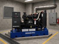 Nouveaux générateurs diesel Perkins à châssis ouvert 88 kVA/70 kW, générateur diesel à châssis ouvert, triphasé AC, certifié CE pour l'agriculture