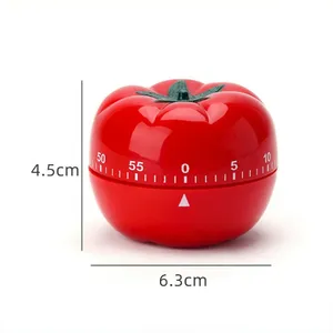 Temporizador de Cocina con Diseño de Tomate, Lindo Reloj Despertador Mecánico, Accesorios de Cocina al por Mayor - Product Image 5