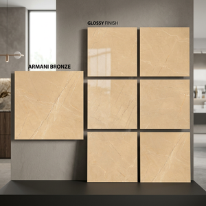 Alaska Europa Glossy Marble Look Vitrified Porcelain <b>Floor</b> Tiles Premium Design 32x32 Inch - Product Image 6
