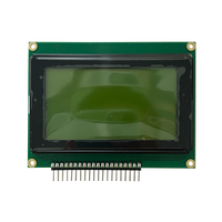 Module LCD graphique 128*64 de remplacement domestique neuf LMC97H436CL, fond vert, police noire, affichage industriel COB 20 broches