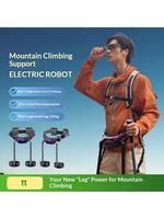Exosquelette robotique sportif et technologique pour l'alpinisme, en alliage, avec une réduction de charge de plus de 30 %