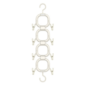Multifunctional Clothing Organizer Ring Hanger For Bra Skirt Tie Storage Space Saving Multi Layer Closet Rack - Product Image 5