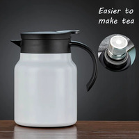 Pot d'isolation sous vide pour café et thé en acier inoxydable de grande capacité Tasses à café arabia Cadeau d'affaires étanche pour boire à utiliser