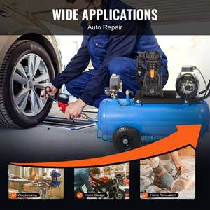 Tête de pompe à piston bicylindre 3HP 5.8CFM Pompe de compresseur d'air 90PSI pour usage industriel - Product Image 6