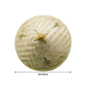 Tre mây handmade dệt rơm Xô <span class=keywords><strong>hat</strong></span> du lịch mưa đạo cụ nhảy Nón Câu Cá dù để che nắng <span class=keywords><strong>hat</strong></span> - Product Image 6