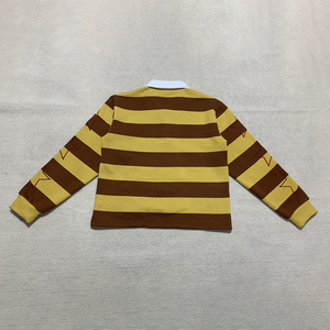 Groothandel Custom Heren Polo 'S Pour Hommes Oversized Gebreid Katoenen Shirt Lange Mouw Rugby Polo Voor Heren - Product Image 5