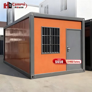 Petit conteneur plat modulaire préfabriqué détachable <span class=keywords><strong>de</strong></span> Cammi House pour l'immeuble <span class=keywords><strong>de</strong></span> bureaux et le camping à domicile - Product Image 1