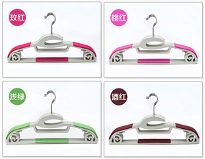<span class=keywords><strong>Cintres</strong></span> transparents antidérapants en plastique usine, 10 pièces, <span class=keywords><strong>multiples</strong></span> accroche chromés pour vêtements - Product Image 2