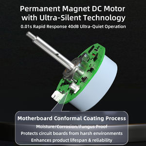 MAINTEX BL6110MB 30W 1350RPM 팬 BLDC 모터 DC 전기 24볼트 페데스탈 콘덴서 테이블 팬 모터 미니 브러시리스 DC 모터 24V - Product Image 2