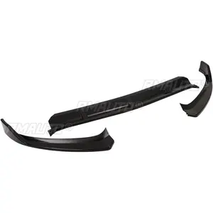 3 pièces pour Mercedes Benz Classe C W205 C300 C160 C200 C350e C260 AMG 2015-2018, spoiler de pare-chocs avant, style carbone - Product Image 2