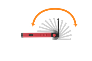 Luz DE TRABAJO COB 270-Lumen Recargable Alto CRI Iluminación dual Magnética IP66 Impermeable Regulable para talleres de uso de oficina - Product Image 3