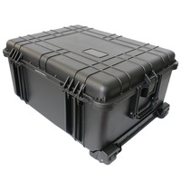 Boîte à outils rigide en PP étanche IP67 avec roulettes |   Boîte de rangement pour équipement de trolley, étui de transport anti-poussière