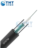 Câble à fibres optiques GYXTW-6b1 à tube lâche, gel optique extérieur, 8 ou 12 fibres, câble à fibres optiques GYXTW, 1 km, prix au mètre