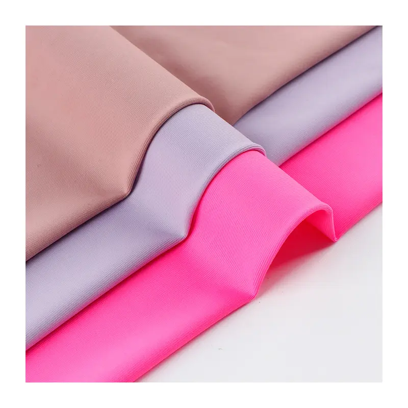 Nylon Cool Silk Fabric Sports Home Wear Ice Silk Lycra Elastic Swimsuit Pajamas Underwear Fabric