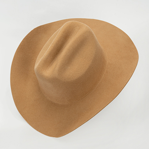Vente en gros Plusieurs couleurs Printemps Extérieur Mode Western Large Bord 100% Laine Cowboy Fedora Chapeaux pour Femmes Top Chapeaux - Product Image 5