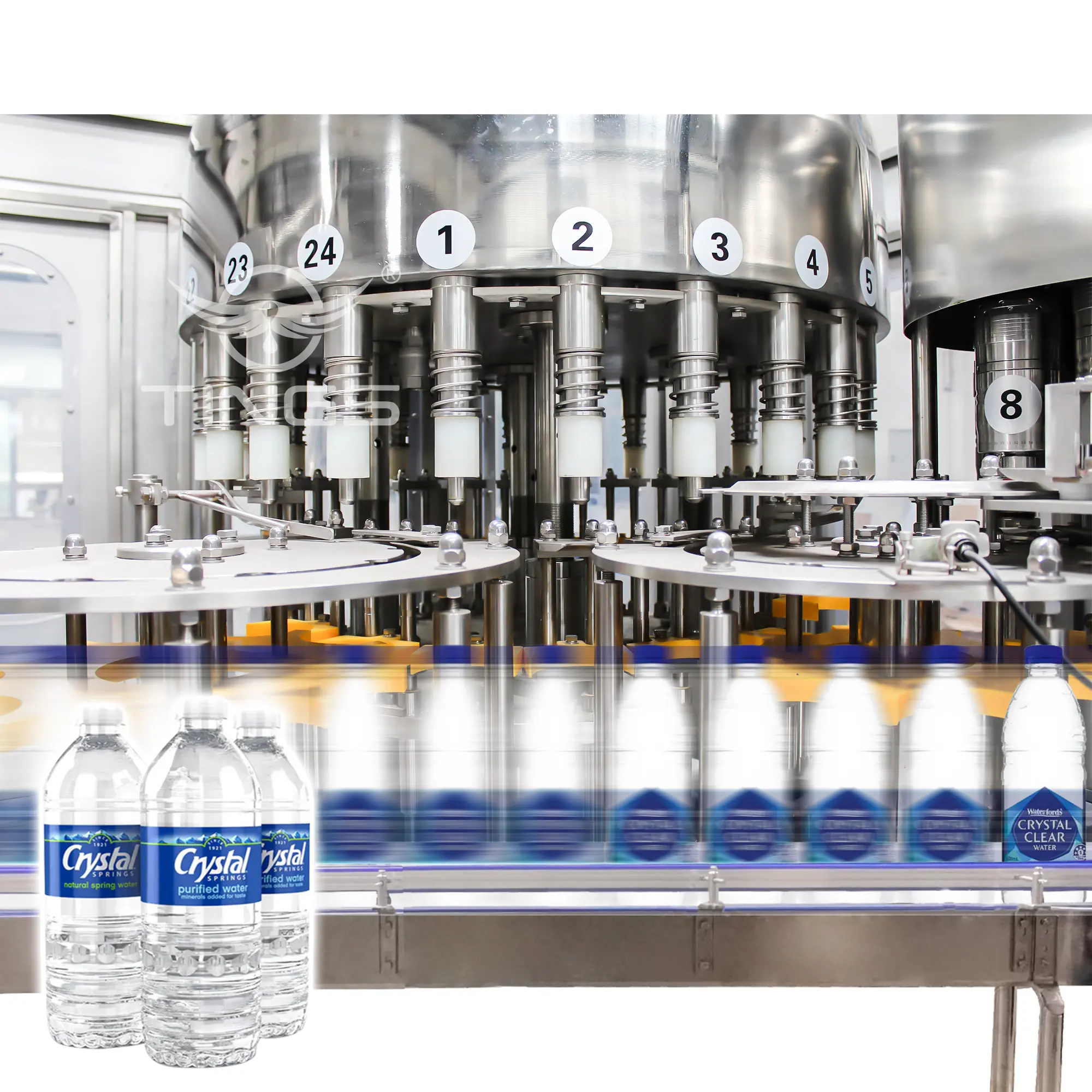 مصنع مياه الشرب المعدنية زجاجة مياه معدنية أوتوماتيكية