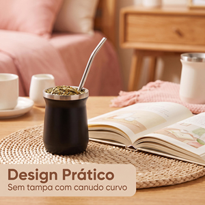 Mug isotherme à double paroi en acier inoxydable pour Yerba Mate argentin, personnalisé pour l'Amérique du Sud - Product Image 4