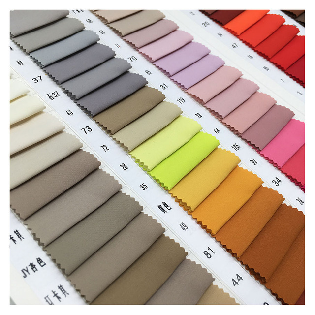 Low MOQ Colors in Stock Soft 100% Polyester T400 Stretch Fabric for Trousers/dress/jacket