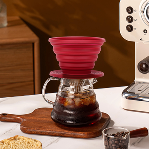 Bán buôn ráp tái sử dụng Silicone cắm trại nón cà phê nhỏ giọt lọc cà phê nhỏ giọt cho du lịch - Product Image 3