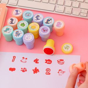 Cute Cartoon Reward <b>Stamps</b> For Children Kindergarten Praise Gift Seal Plastic 4-6Y Environmental Friendly - Product Image 3