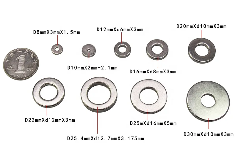 Wholesale ring permanent neodymium magnets speaker magnt for sale