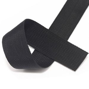 High Quality Heavy Duty Polyester <b>Webbing</b> Tape 1" 2" <b>Webbing</b> Pit Pattern Strap Black Bag Strap Belts for Belts - Product Image 1