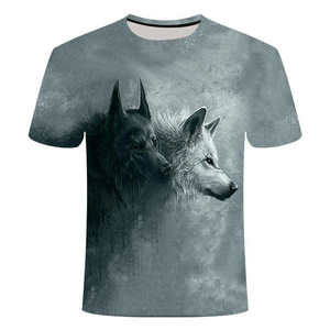 Animal Wolf 3D Printed <strong>T</strong>-<strong>shirts</strong> From Men Digital Printed <strong>T</strong>-<strong>shirts</strong> Graphic Clothing Casual Oversized <strong>T</strong>-shir - Product Image 5