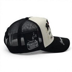 Gorra Trucker Vintage con Bordado <span class=keywords><strong>de</strong></span> Gallo para Hombre, Malla Transpirable en la Parte Trasera, Ajustable con Cierre a Presión - Product Image 5