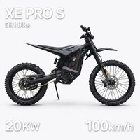 Moto électrique tout-terrain en gros Clouded Leopard XE PRO S 20KW 72V avec moteur moyeu arrière, batterie lithium, pour adulte, course, E-Moto 100km/h 2026