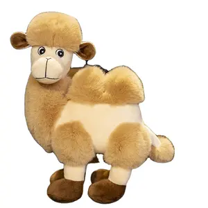 Новая Высококачественная Реалистичная плюшевая игрушка верблюжья плюшевая игрушка оптом милая плюшевая верблюжья игрушка реалистичные плюшевые игрушки Верблюд
